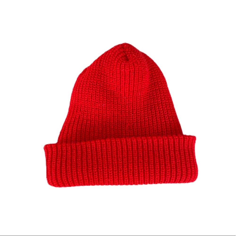 red beanie